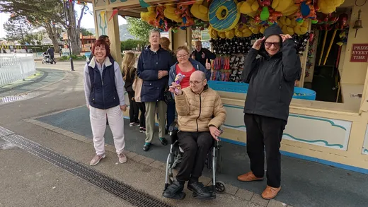 A group enjoying a day out in Sussex